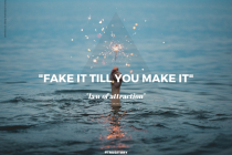 Fake it till you make it：一種現代毒藥